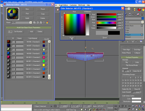Material IDs and UVW Mapping the wing